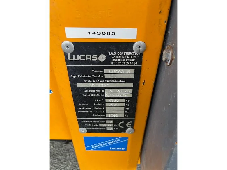 Matériels d'élevage LUCAS CASTOR+ 53 G