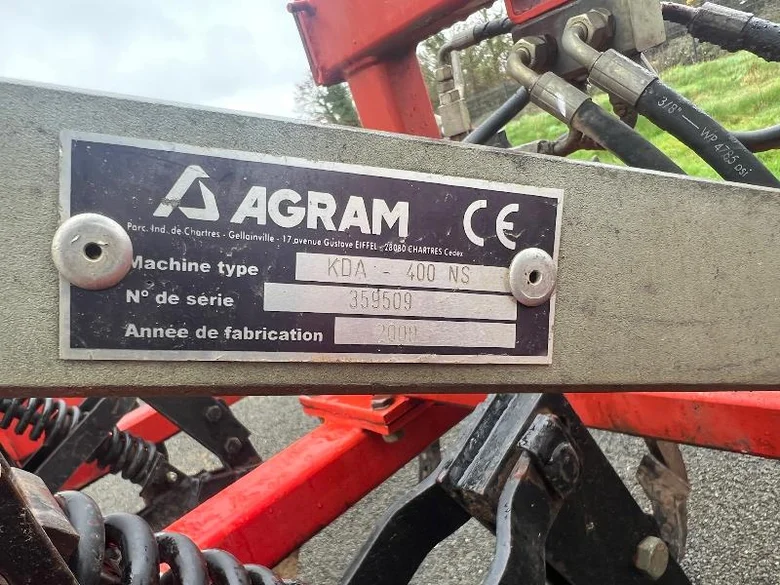 Outils de travail du sol AGRAM KDA 400
