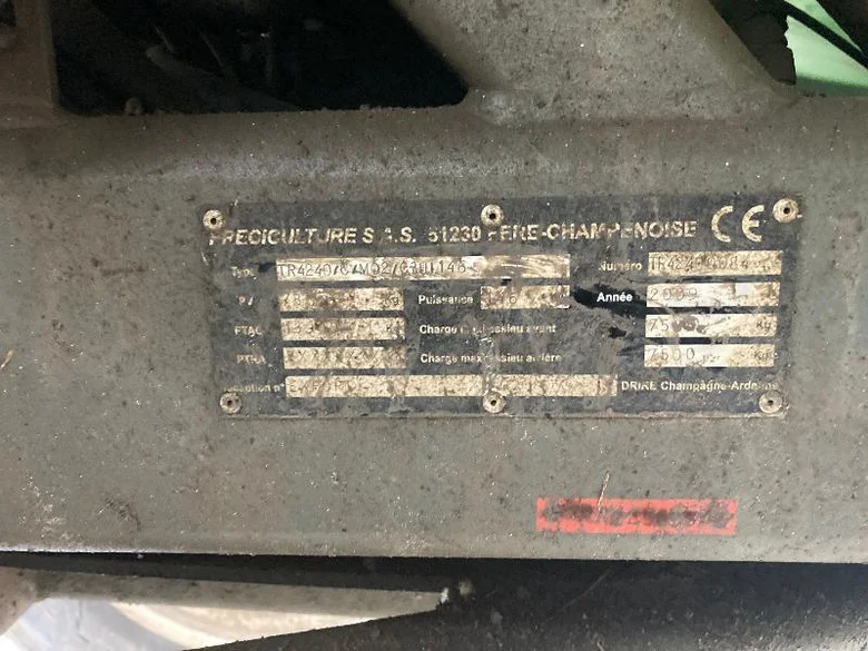 Pulvérisateur TECNOMA LASER 4240 FC